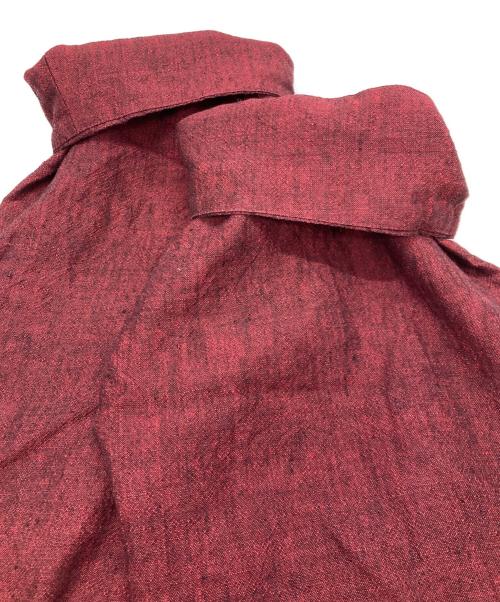 YANTOR（ヤントル）YANTOR (ヤントル) Linen Wool Himo Pants レッド サイズ:Ｍの古着・服飾アイテム