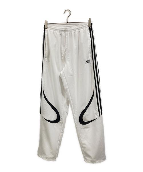 adidas（アディダス）adidas (アディダス) チームガイスト トラックパンツ ホワイト サイズ:Ⅼの古着・服飾アイテム