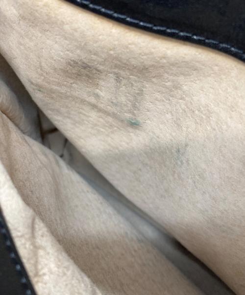 HIROFU（ヒロフ）HIROFU (ヒロフ) レザーハンドバッグ ブラックの古着・服飾アイテム