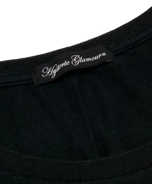 Hysteric Glamour（ヒステリックグラマー）Hysteric Glamour (ヒステリックグラマー) 長袖カットソー ブラック サイズ:FREEの古着・服飾アイテム