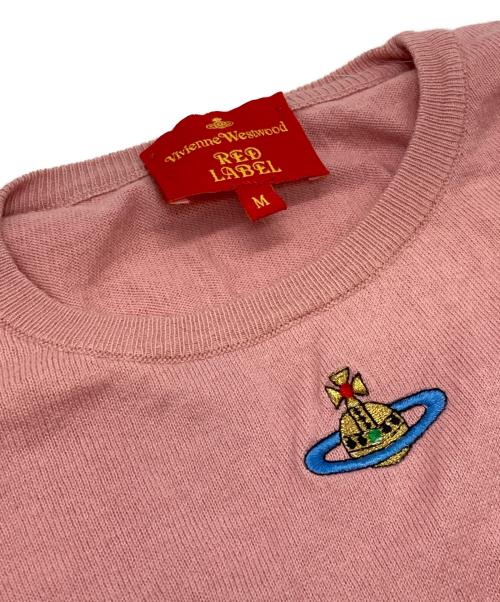 Vivienne Westwood RED LABEL（ヴィヴィアンウエストウッドレッドレーベル）Vivienne Westwood RED LABEL (ヴィヴィアンウエストウッドレッドレーベル) 半袖ニット ピンク サイズ:Mの古着・服飾アイテム