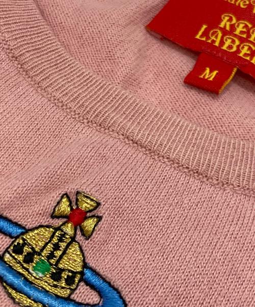 Vivienne Westwood RED LABEL（ヴィヴィアンウエストウッドレッドレーベル）Vivienne Westwood RED LABEL (ヴィヴィアンウエストウッドレッドレーベル) 半袖ニット ピンク サイズ:Mの古着・服飾アイテム