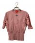 Vivienne Westwood RED LABEL（ヴィヴィアンウエストウッドレッドレーベル）の古着「半袖ニット」｜ピンク