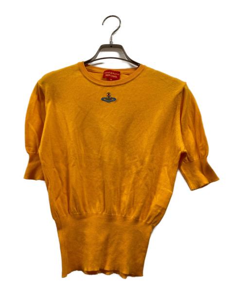 Vivienne Westwood RED LABEL（ヴィヴィアンウエストウッドレッドレーベル）Vivienne Westwood RED LABEL (ヴィヴィアンウエストウッドレッドレーベル) 半袖ニット オレンジ サイズ:Mの古着・服飾アイテム