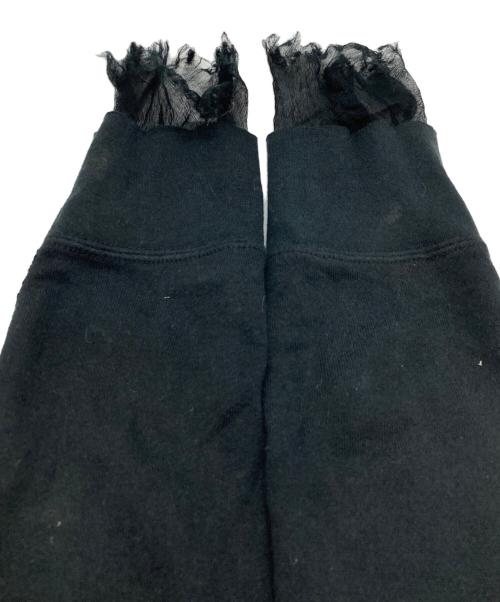 Hysteric Glamour（ヒステリックグラマー）Hysteric Glamour (ヒステリックグラマー) 裾レースジップパーカー ブラック サイズ:FREEの古着・服飾アイテム