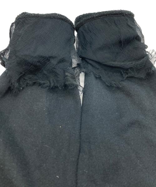 Hysteric Glamour（ヒステリックグラマー）Hysteric Glamour (ヒステリックグラマー) 裾レースジップパーカー ブラック サイズ:FREEの古着・服飾アイテム