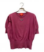 Vivienne Westwood RED LABELヴィヴィアンウエストウッドレッドレーベル）の古着「半袖ニット」｜パープル