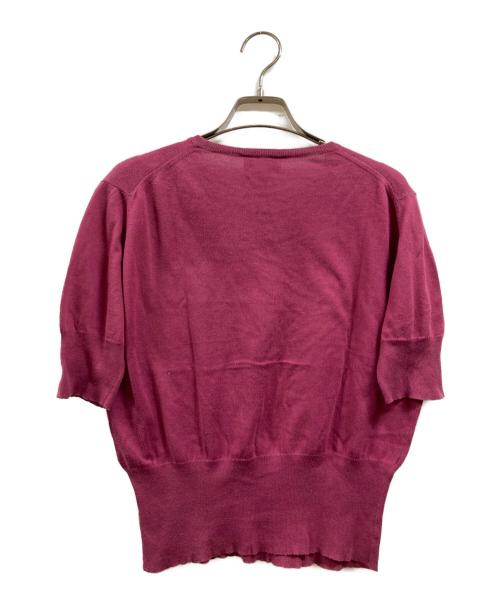 Vivienne Westwood RED LABEL（ヴィヴィアンウエストウッドレッドレーベル）Vivienne Westwood RED LABEL (ヴィヴィアンウエストウッドレッドレーベル) 半袖ニット パープル サイズ:Mの古着・服飾アイテム