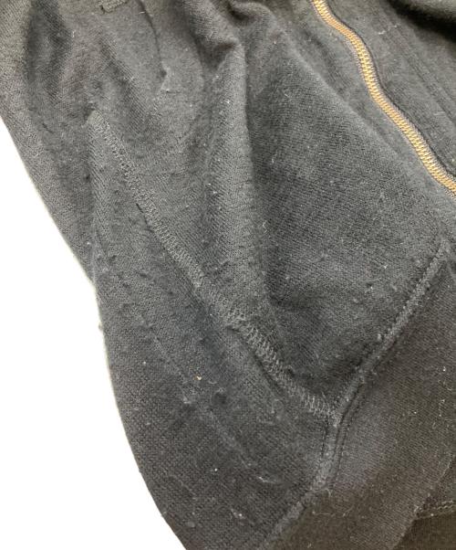 Hysteric Glamour（ヒステリックグラマー）Hysteric Glamour (ヒステリックグラマー) アンゴラ混ニットパーカー ブラック サイズ:FREEの古着・服飾アイテム