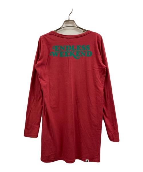 Hysteric Glamour（ヒステリックグラマー）Hysteric Glamour (ヒステリックグラマー) 長袖カットソー レッド サイズ:Freeの古着・服飾アイテム