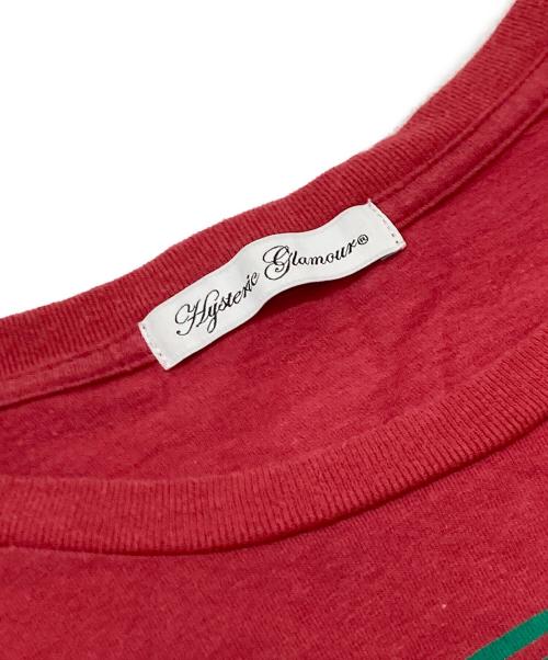 Hysteric Glamour（ヒステリックグラマー）Hysteric Glamour (ヒステリックグラマー) 長袖カットソー レッド サイズ:Freeの古着・服飾アイテム