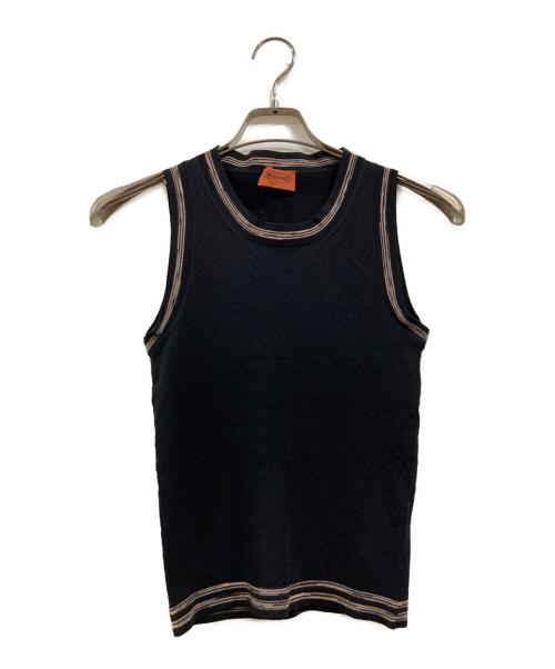 missoni（ミッソーニ）MISSONI (ミッソーニ) ニットベスト ブラック サイズ:不明の古着・服飾アイテム
