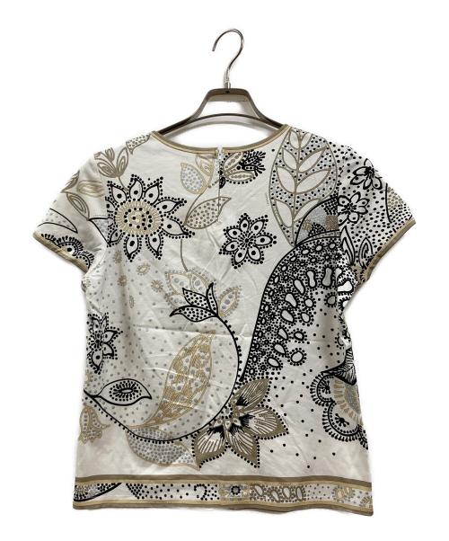 LEONARD FASHION（レオナールファッション）LEONARD FASHION (レオナールファッション) ブラウス ホワイト サイズ:40の古着・服飾アイテム