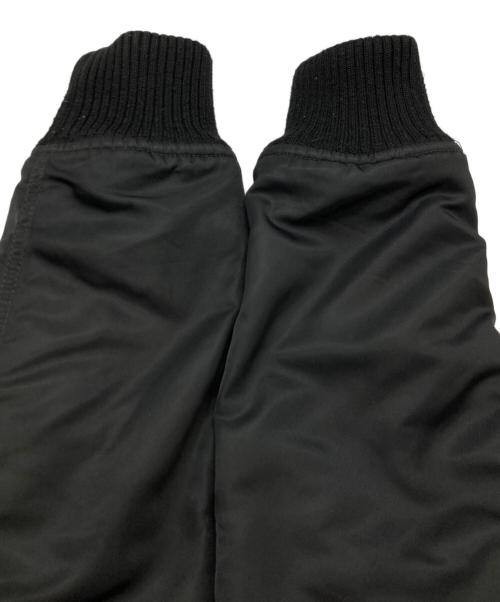 ALPHA（アルファ）ALPHA (アルファ) フーデッド リブジャケット ブラック サイズ:Ｍの古着・服飾アイテム
