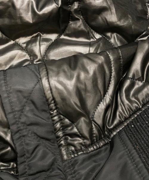 ALPHA（アルファ）ALPHA (アルファ) フーデッド リブジャケット ブラック サイズ:Ｍの古着・服飾アイテム