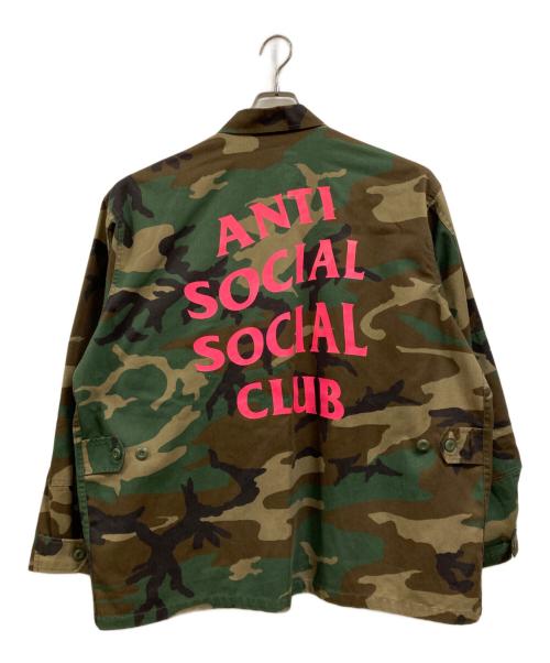 anti social social CLUB（アンチソーシャルソーシャルクラブ）ANTI SOCIAL SOCIAL CLUB (アンチソーシャルソーシャルクラブ) ミリタリージャケット ブラウン サイズ:XLの古着・服飾アイテム