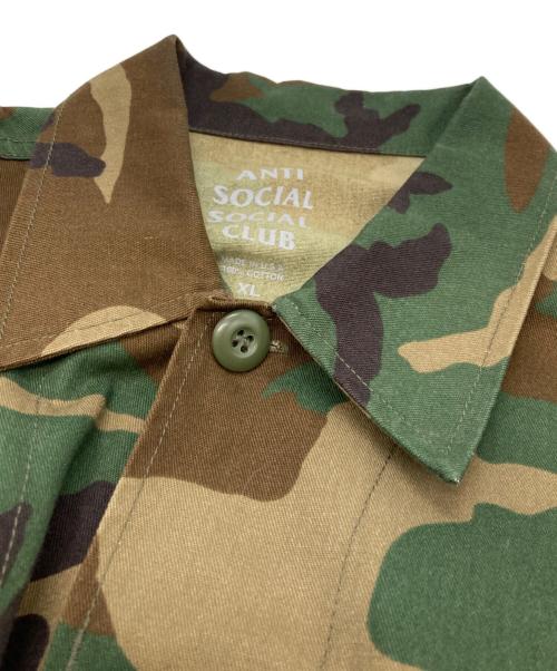 anti social social CLUB（アンチソーシャルソーシャルクラブ）ANTI SOCIAL SOCIAL CLUB (アンチソーシャルソーシャルクラブ) ミリタリージャケット ブラウン サイズ:XLの古着・服飾アイテム