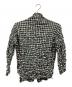 ISSEY MIYAKE me (イッセイ ミヤケ ミー) チェックブラウス ホワイト×ブラック サイズ:不明：12000円