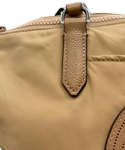 COLE HAAN（コールハーン）COLE HAAN (コールハーン) CH スポーツ スモール ジップ トップ トート ベージュの古着・服飾アイテム