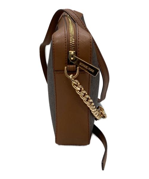 MICHAEL KORS（マイケルコース）MICHAEL KORS (マイケルコース) ショルダーバッグ ブラウンの古着・服飾アイテム