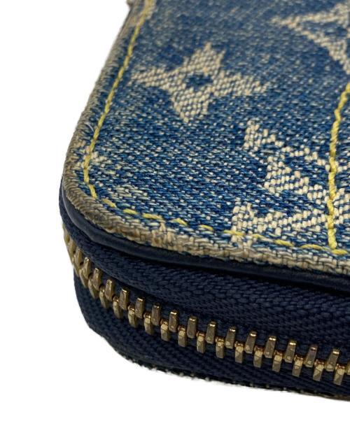 LOUIS VUITTON（ルイ ヴィトン）LOUIS VUITTON (ルイ ヴィトン) HUMAN MADE (ヒューマンメイド) Monogram Zip Wallet ネイビーの古着・服飾アイテム