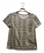 LEONARD FASHIONレオナールファッション）の古着「半袖カットソー」｜ベージュ