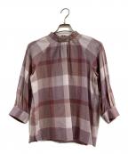 BLUE LABEL CRESTBRIDGEブルーレーベルクレストブリッジ）の古着「ブラウス」｜ピンク