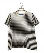 BLUE LABEL CRESTBRIDGEブルーレーベルクレストブリッジ）の古着「Tシャツ」｜ホワイト×ネイビー