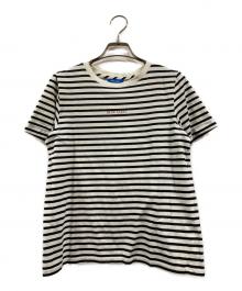 BLUE LABEL CRESTBRIDGE（ブルーレーベルクレストブリッジ）の古着「Tシャツ」｜ホワイト×ネイビー