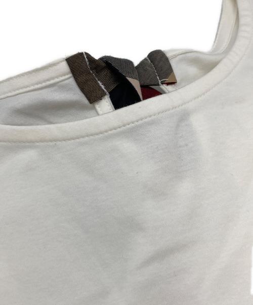 BLUE LABEL CRESTBRIDGE（ブルーレーベルクレストブリッジ）BLUE LABEL CRESTBRIDGE (ブルーレーベルクレストブリッジ) ブラウス ホワイト サイズ:Ｍの古着・服飾アイテム