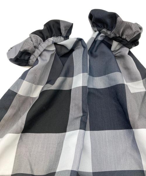 BLUE LABEL CRESTBRIDGE（ブルーレーベルクレストブリッジ）BLUE LABEL CRESTBRIDGE (ブルーレーベルクレストブリッジ) ドッキングジャンパースカートドレス ブラック サイズ:Ｍの古着・服飾アイテム