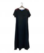 BLUE LABEL CRESTBRIDGEブルーレーベルクレストブリッジ）の古着「カットソーワンピース」｜ブラック
