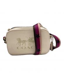 COACH（コーチ）の古着「ホースアンドキャリッジショルダーバッグ」｜ベージュ