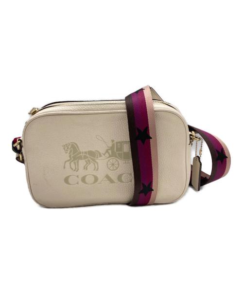 COACH（コーチ）COACH (コーチ) ホースアンドキャリッジショルダーバッグ ベージュの古着・服飾アイテム