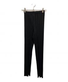 PLEATS PLEASE（プリーツプリーズ）の古着「プリーツパンツ」｜ブラック