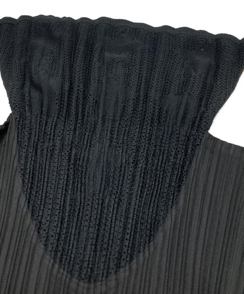 PLEATS PLEASE（プリーツプリーズ）PLEATS PLEASE (プリーツプリーズ) タートルネックカットソー ブラック サイズ:3の古着・服飾アイテム