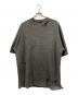 ALMOSTBLACK（オールモストブラック）の古着「ダメージ加工Tシャツ」｜ブラック