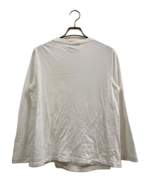 RISMAT by Y's（リスマットバイワイズ）RISMAT BY Y's (リスマットバイワイズ) 切替カットソー ホワイト サイズ:2の古着・服飾アイテム
