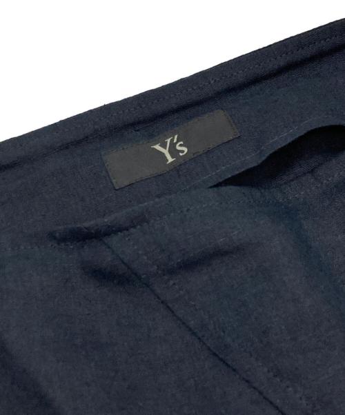Y's（ワイズ）Y's (ワイズ) リネンスカート ブラック サイズ:2の古着・服飾アイテム