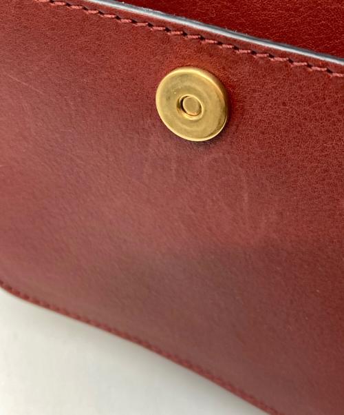 Chloe（クロエ）Chloe (クロエ) ハドソンフリンジレザーショルダーバッグ レッドの古着・服飾アイテム