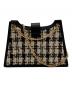 CHARLES & KEITH (チャールズアンドキース) クレシダ キルトトラペーズチェーンバッグ ブラック：4000円