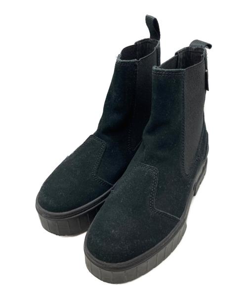 PUMA（プーマ）PUMA (プーマ) サイドゴアブーツ ブラック サイズ:24cmの古着・服飾アイテム