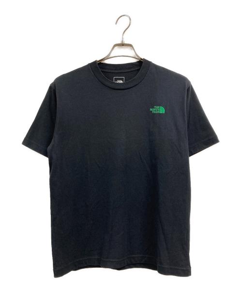 THE NORTH FACE（ザ ノース フェイス）THE NORTH FACE (ザ ノース フェイス) ロゴ刺繍Tシャツ ブラック サイズ:Ｍの古着・服飾アイテム