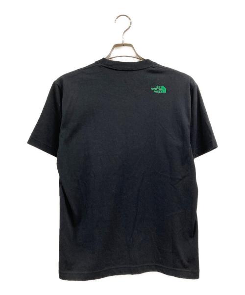 THE NORTH FACE（ザ ノース フェイス）THE NORTH FACE (ザ ノース フェイス) ロゴ刺繍Tシャツ ブラック サイズ:Ｍの古着・服飾アイテム