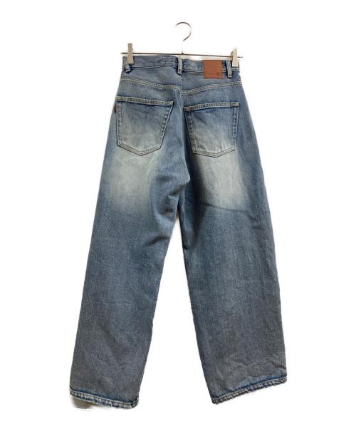 Spick & Span（スピックアンドスパン）Spick & Span (スピックアンドスパン) 5 1/2 TUCKBARREL DENIM インディゴ サイズ:26の古着・服飾アイテム