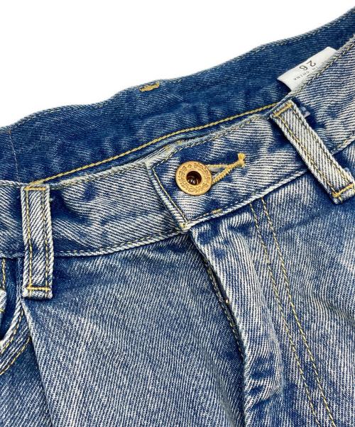 Spick & Span（スピックアンドスパン）Spick & Span (スピックアンドスパン) 5 1/2 TUCKBARREL DENIM インディゴ サイズ:26の古着・服飾アイテム