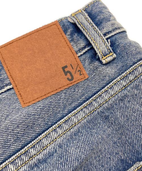 Spick & Span（スピックアンドスパン）Spick & Span (スピックアンドスパン) 5 1/2 TUCKBARREL DENIM インディゴ サイズ:26の古着・服飾アイテム