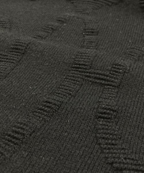HERMES（エルメス）HERMES (エルメス) カシミヤニット ブラック サイズ:38の古着・服飾アイテム