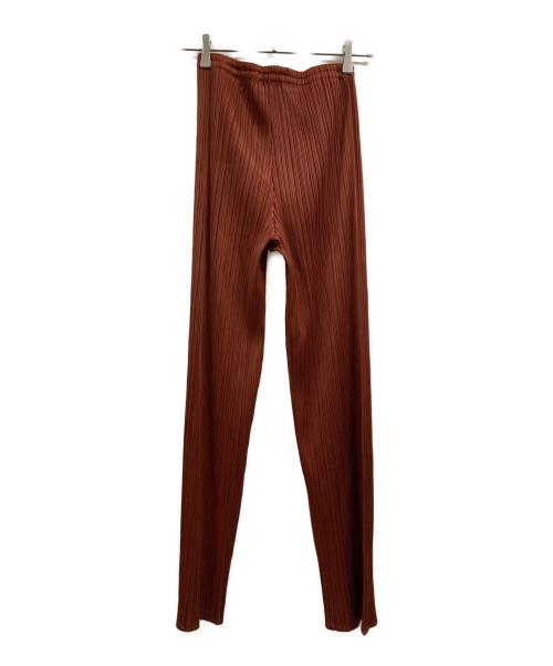 PLEATS PLEASE（プリーツプリーズ）PLEATS PLEASE (プリーツプリーズ) イージーパンツ ブラウン サイズ:3の古着・服飾アイテム