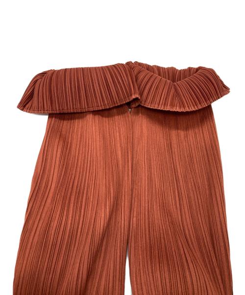 PLEATS PLEASE（プリーツプリーズ）PLEATS PLEASE (プリーツプリーズ) イージーパンツ ブラウン サイズ:3の古着・服飾アイテム